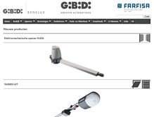 Tablet Screenshot of gibidi.be